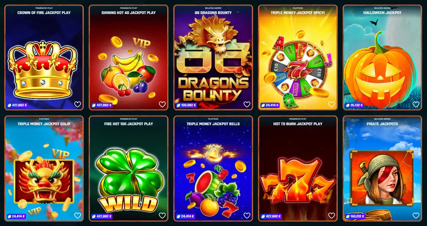 Ringospin Casino Jackpots
